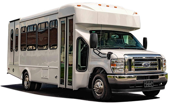 16 passenger 2 wheelchair E450 cutaway bus