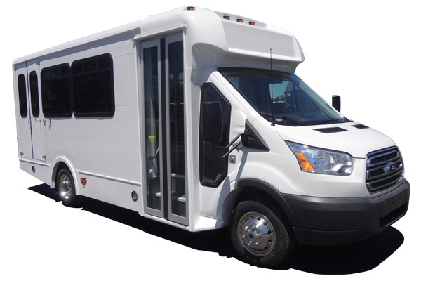 8 passenger 2 wheelchair transit cutaway narrow body bus