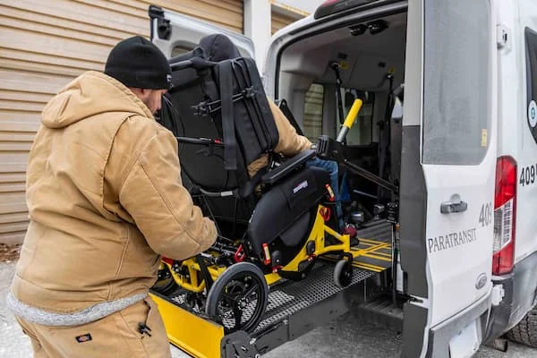 Black & White Transportation Accessible Vehicle
