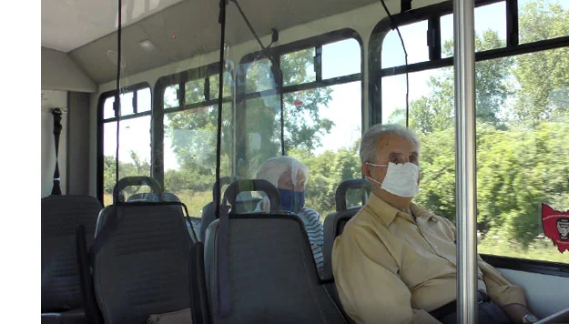 Hanging passenger shields